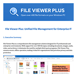File Viewer Plus Whitepaper