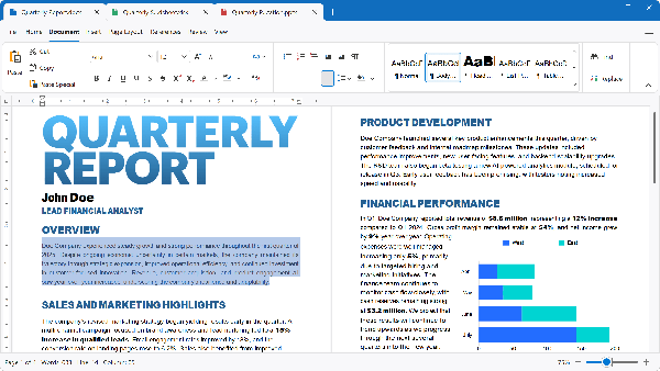 Word Processor and Document Editor