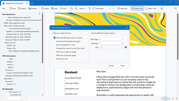 PDF to Office Converter