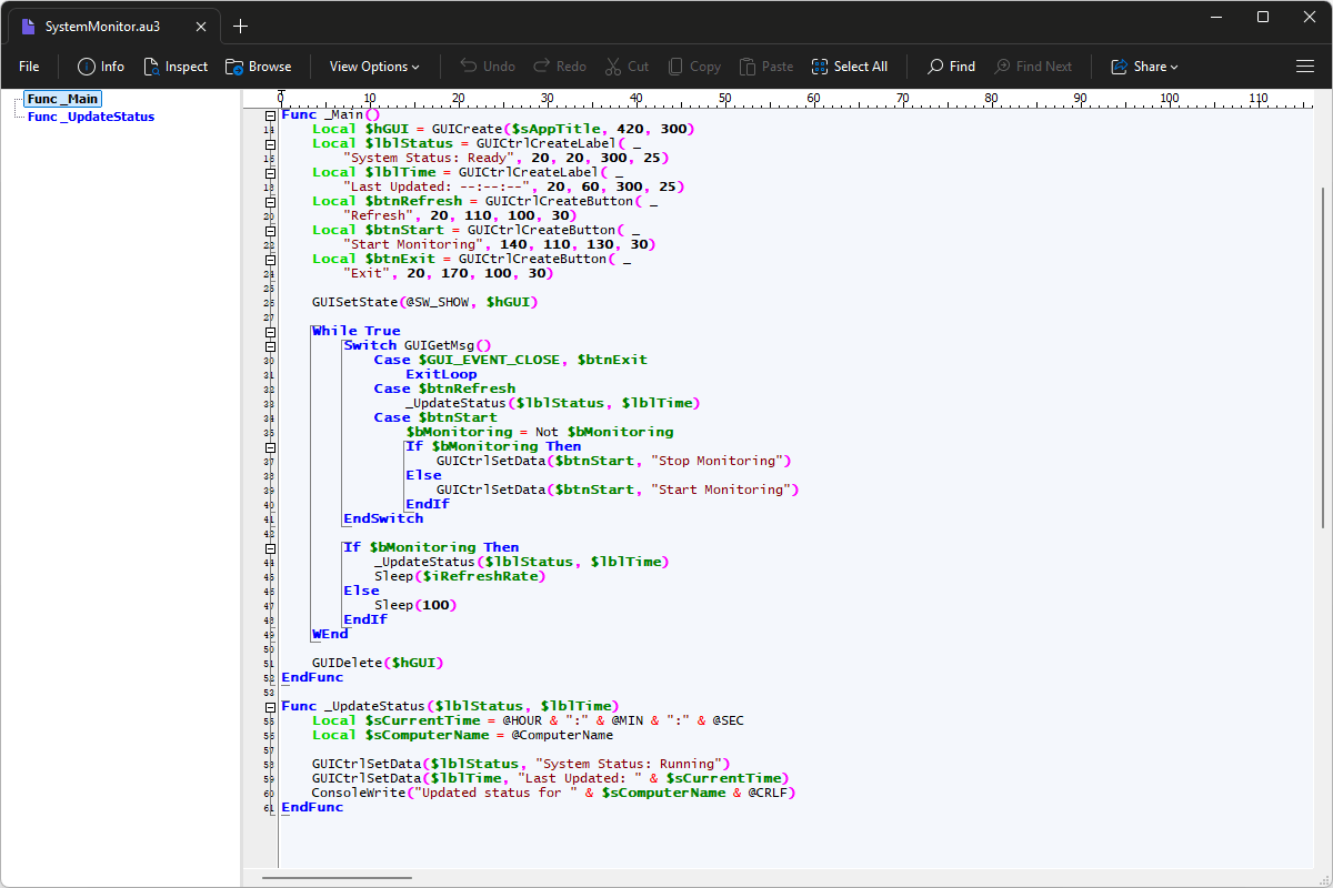 AU3 file open in File Viewer Plus 6