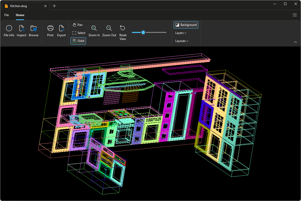 Open DWG Files With File Viewer Plus