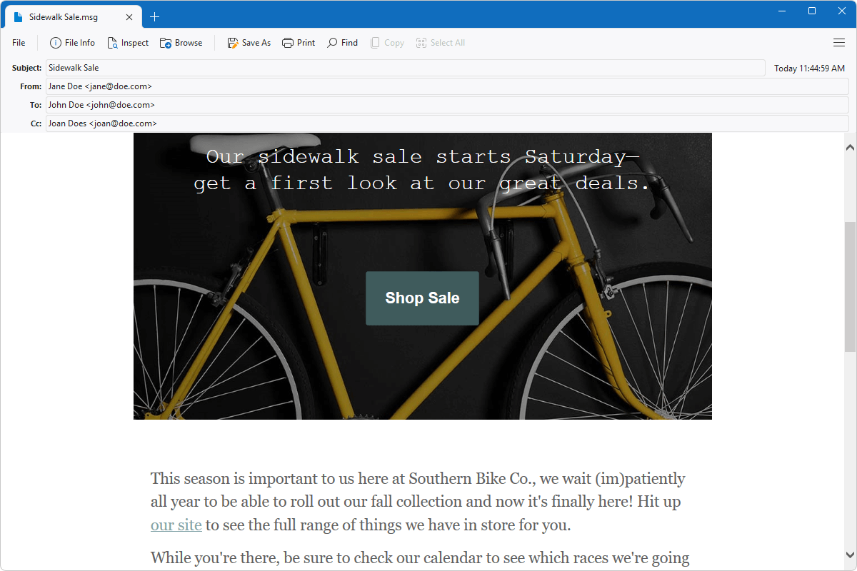 Open MSG Files With File Viewer Plus