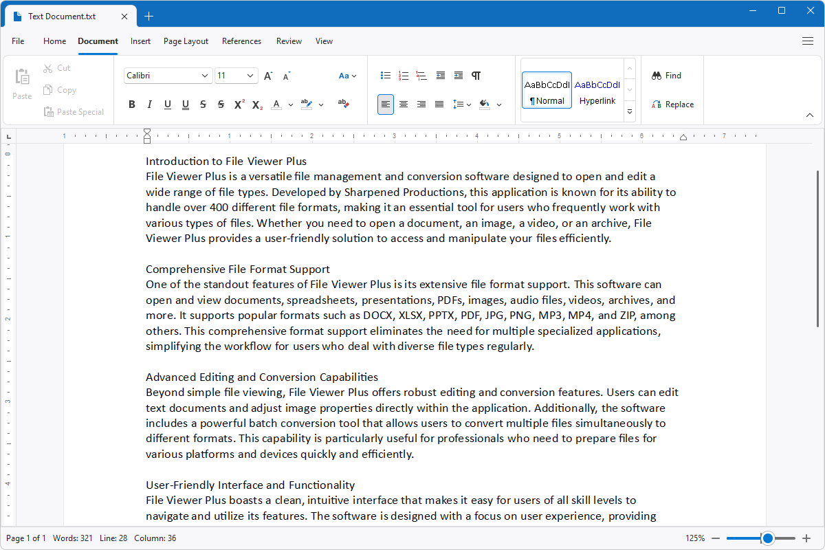 Open TXT Files With File Viewer Plus