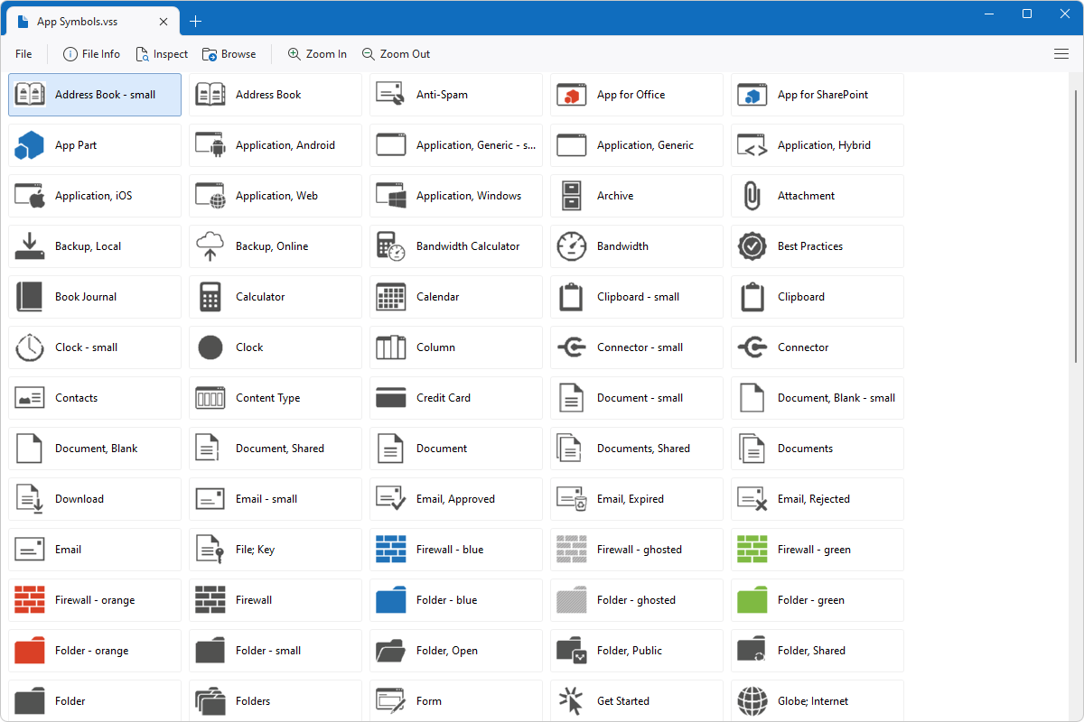 VSS file open in File Viewer Plus 4