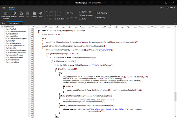 open file in directory java