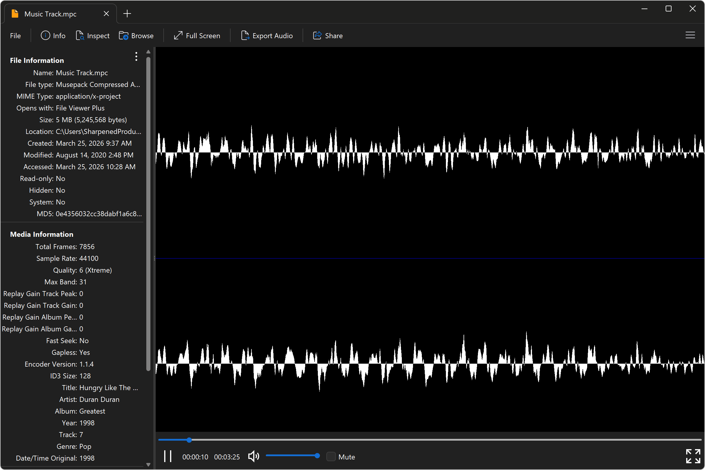 Open .MPC Files with File Viewer Plus