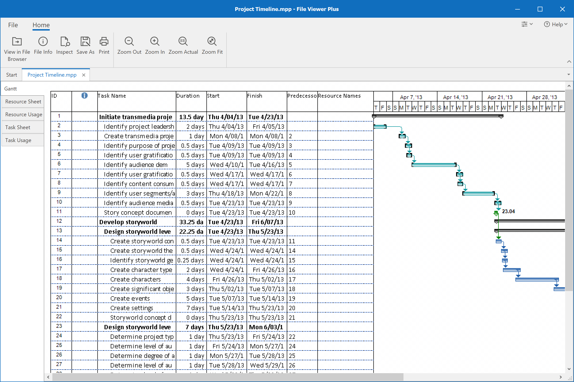 open-mpp-files-with-file-viewer-plus