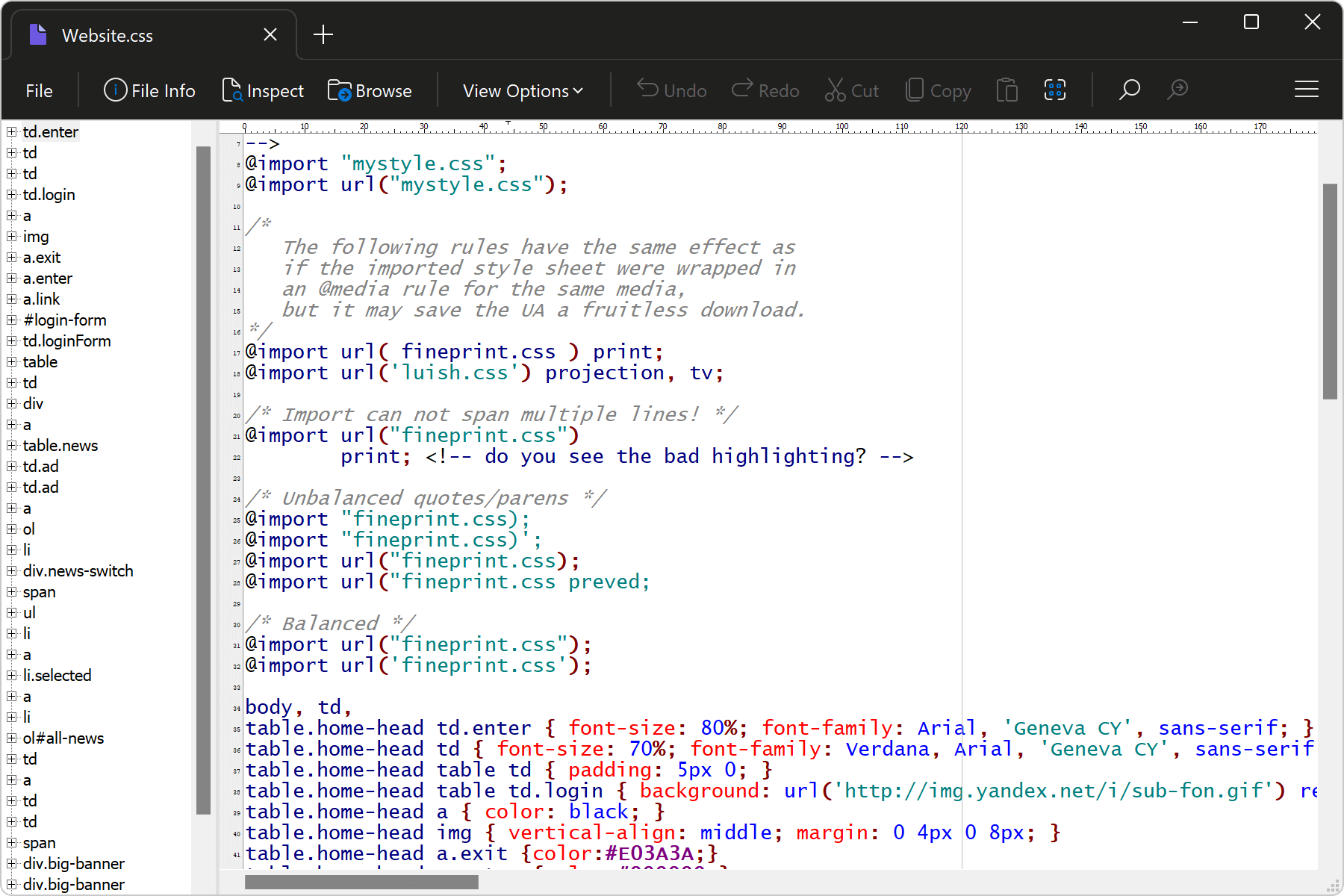 Editing Source Code